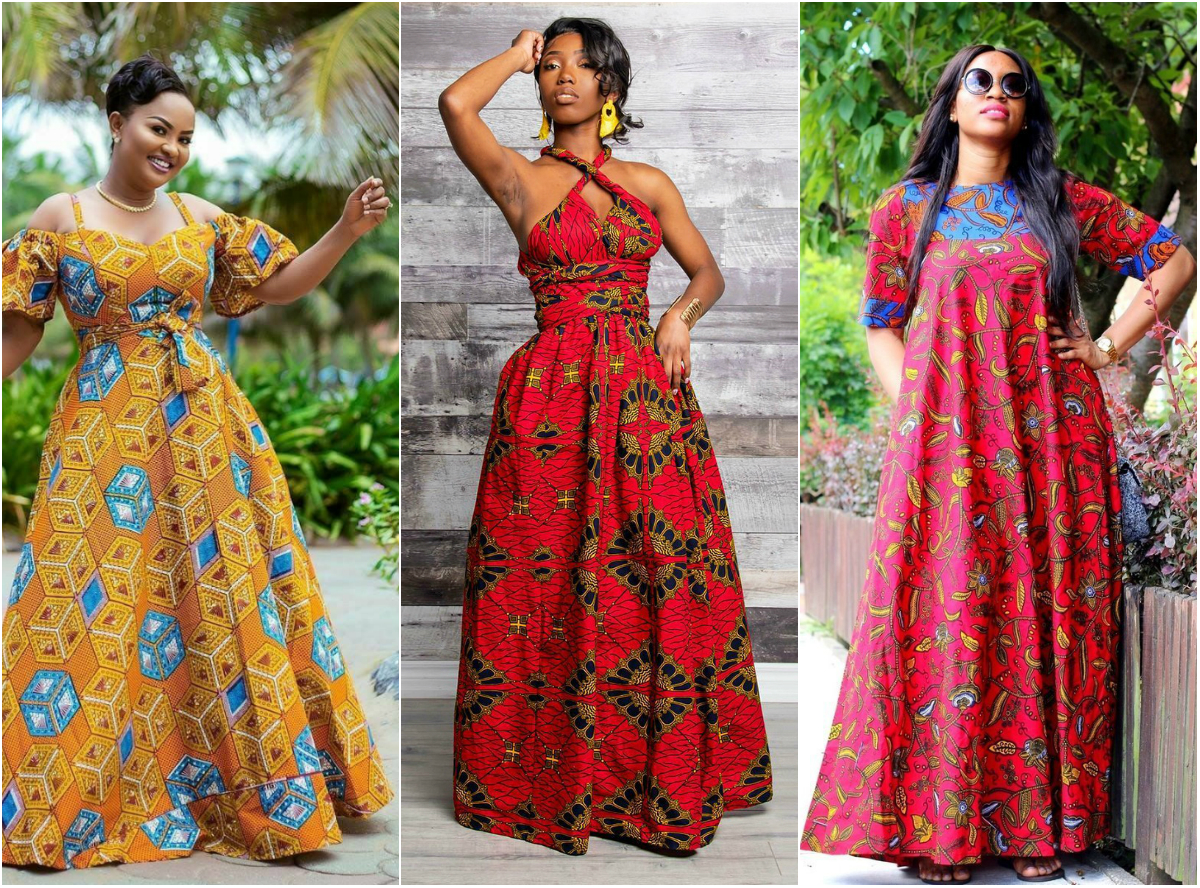 See These Ankara Maxi Dresses Styles. – A Million Styles | African fashion,  African inspired clothing, African print fashion