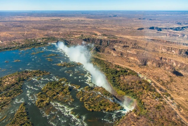 Mother Nature’s : Victoria Falls-aerial-1