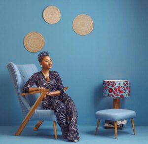 Caxton Alile living bellafricana member makes beautiful lamps in Nigeria