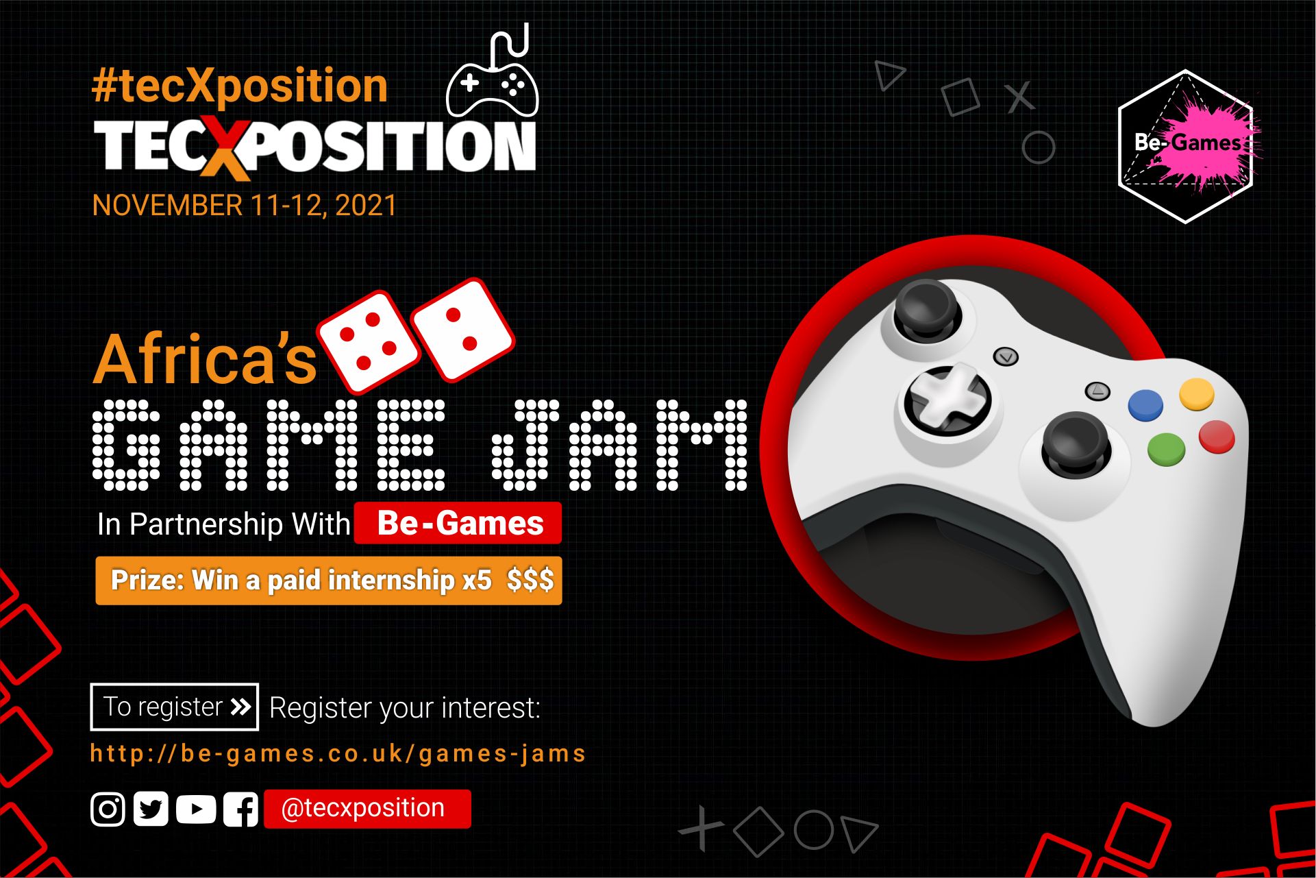 Africa's Game Jam - TecXposition Launches Second Edition 