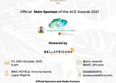 ACE Awards gains massive support and backing from The Nigerian Export Promotion Council (NEPC), as it sponsors this year’s ACE Awards ceremony.