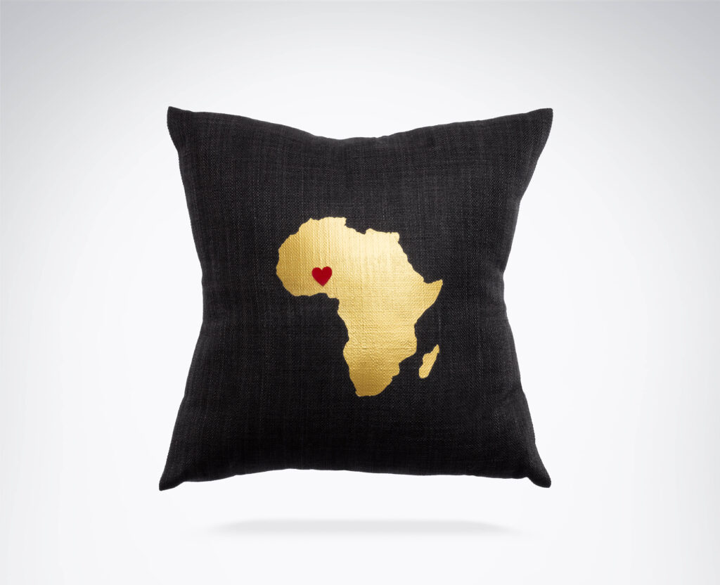 My Africa Throw Pillow by Pillow Talk 9ja sold on Bellafricana Shop and Marketplace