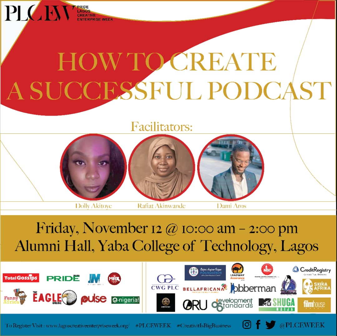 HOW-TO-CREATE-A-SUCCESSFUL-PODCAST - Pride Lagos Creative Enterprise Week 2021