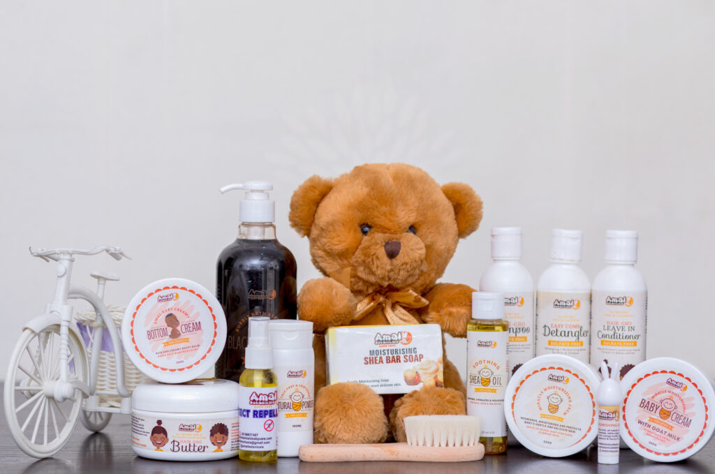 Full skin care set for babies on Bellafricana marketplace
