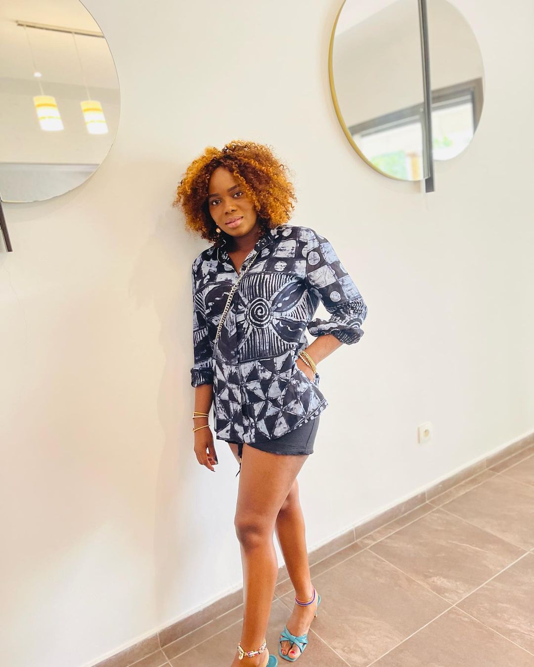 Shirt and short Adire combo by Asologe on Bellafricana Marketplace