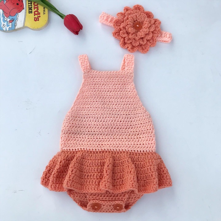 modern baby crochet tutu dress