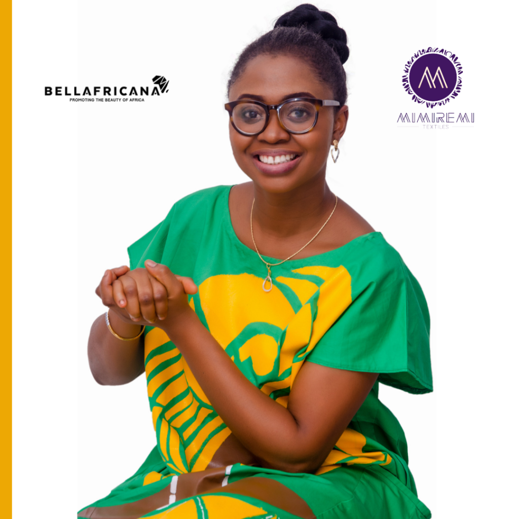 Exclusive interview with Aderonke Jaiyeola, founder of Mimiremi Textiles on Bellafricana