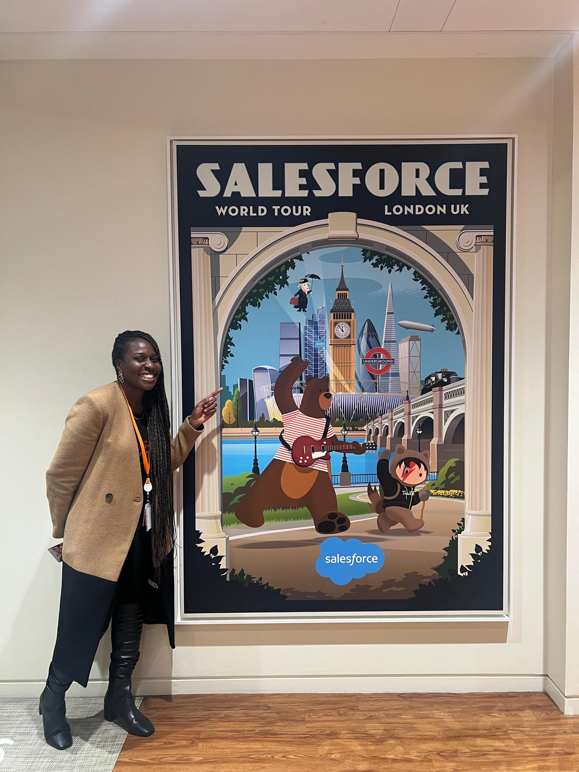 Bukky Asehinde, founder Bellafricana Christmas Marketplace With Salesforce