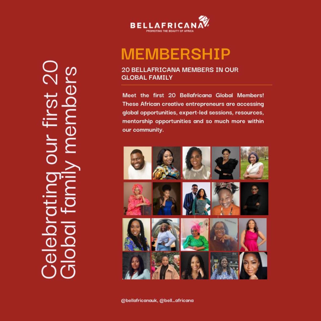 Bellafricana 20 Global Members Milestone in 2024