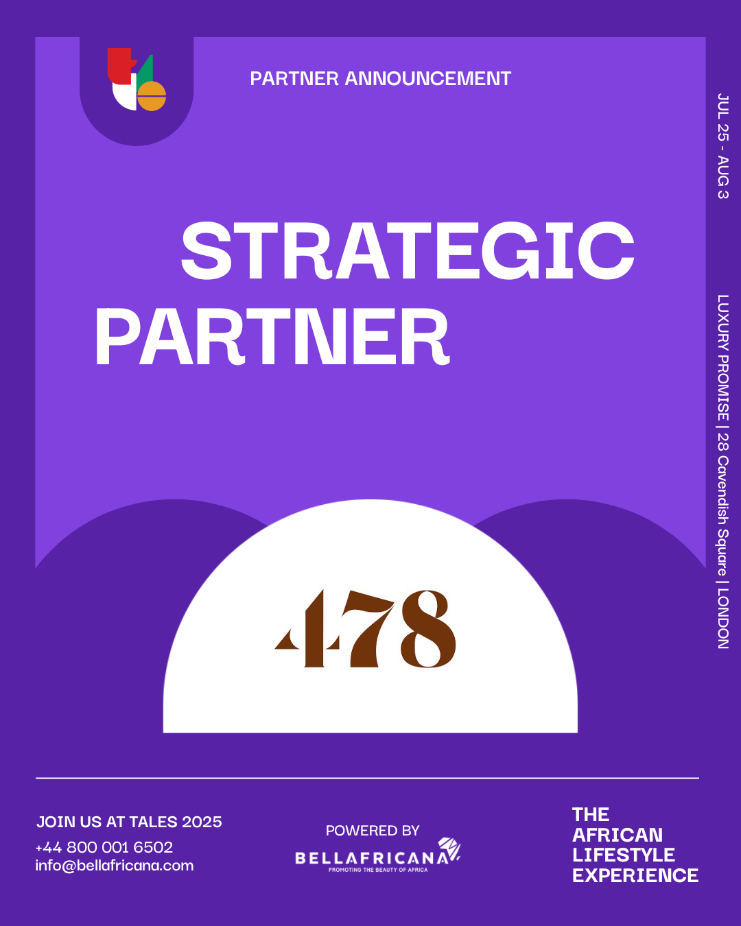 Meet 478 partner for TALES 2025