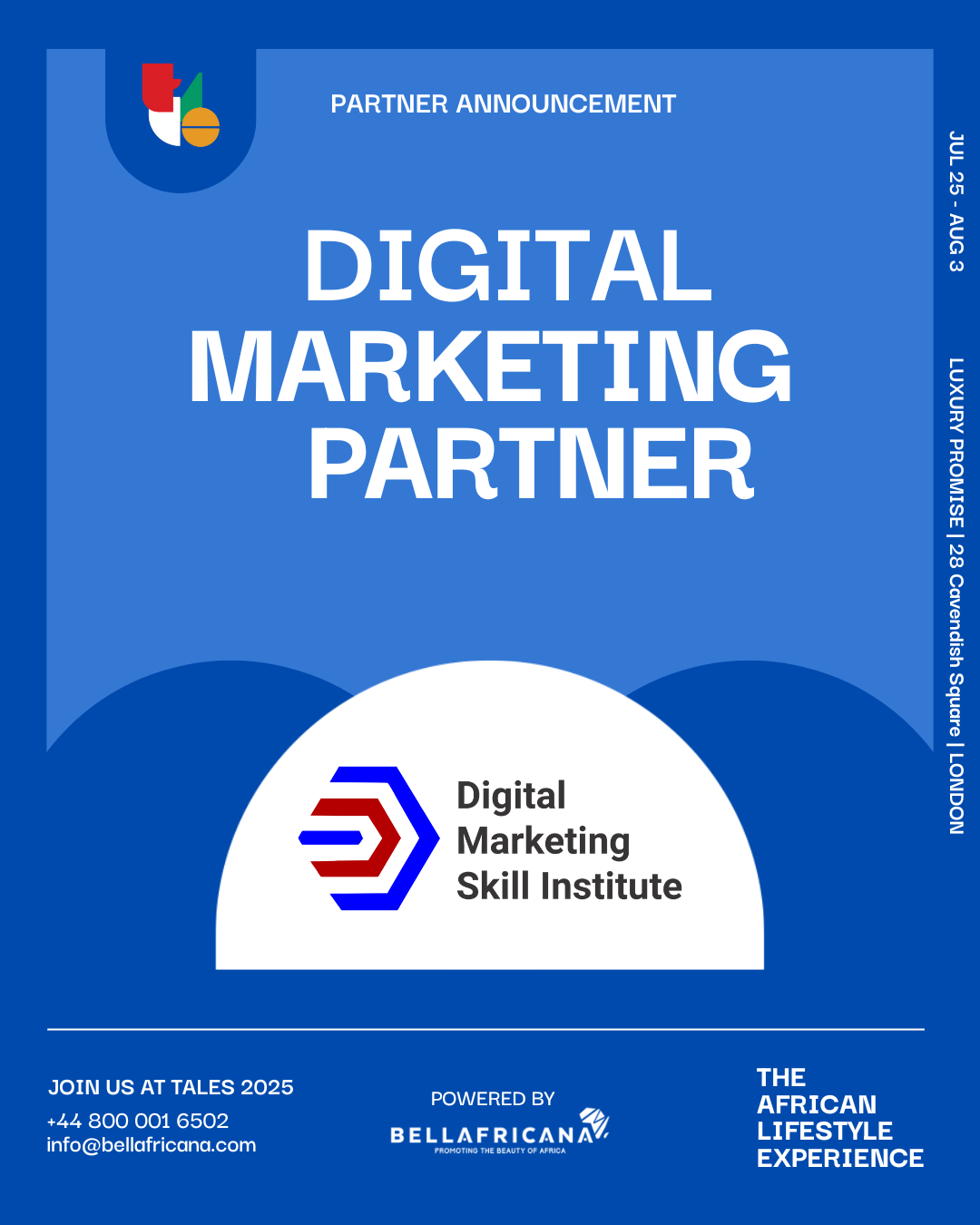 Meet our partners for TALES 2025, TALES Partners and Sponsors Announcement DMSI