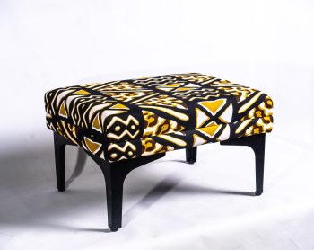 Adinkra florals footstool - 6 inches sold on bellafricana marketplace
